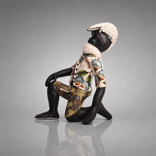 Pangolin Boy Sculpture