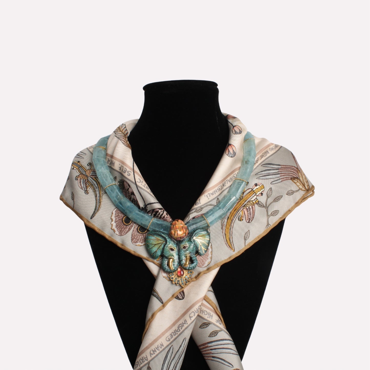 Elephant Duet Necklace