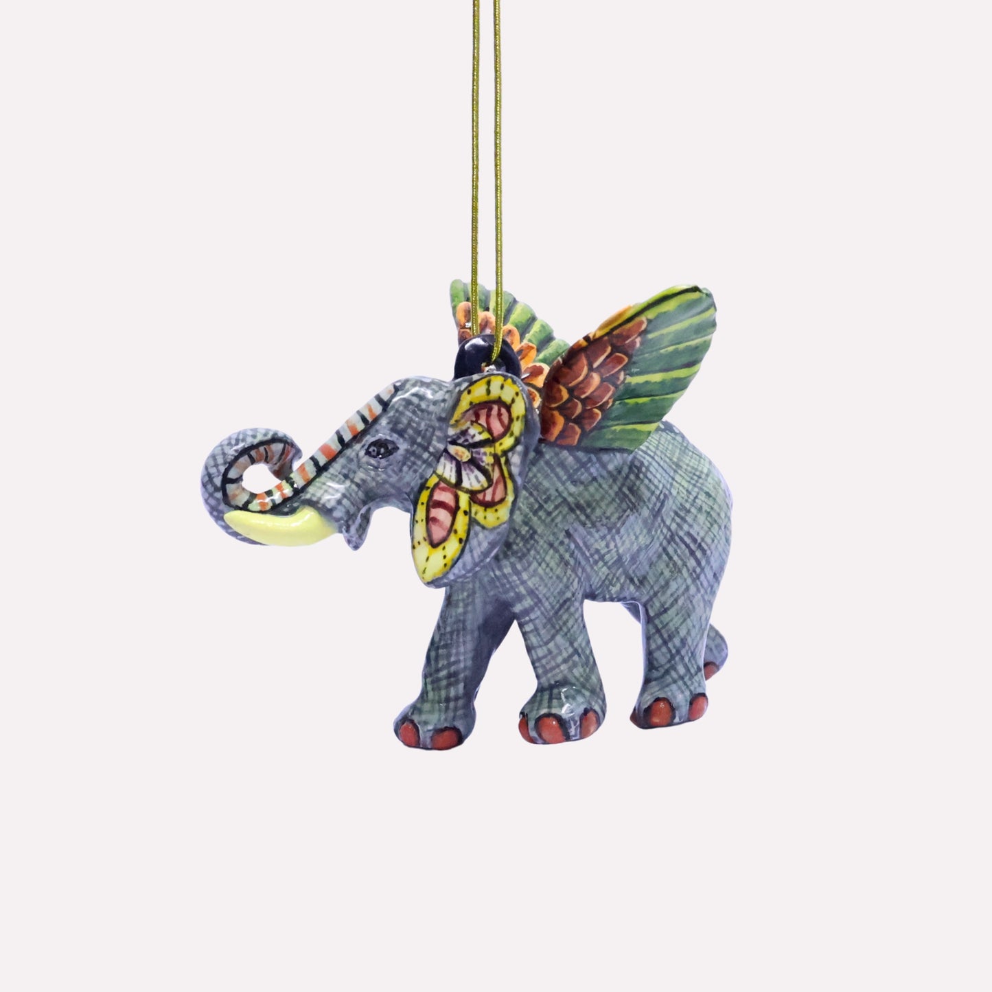 Flying Elephant Ornament