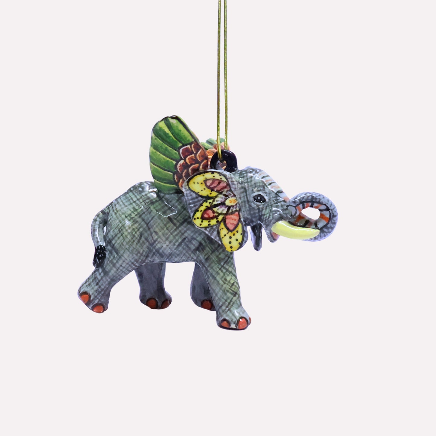 Flying Elephant Ornament