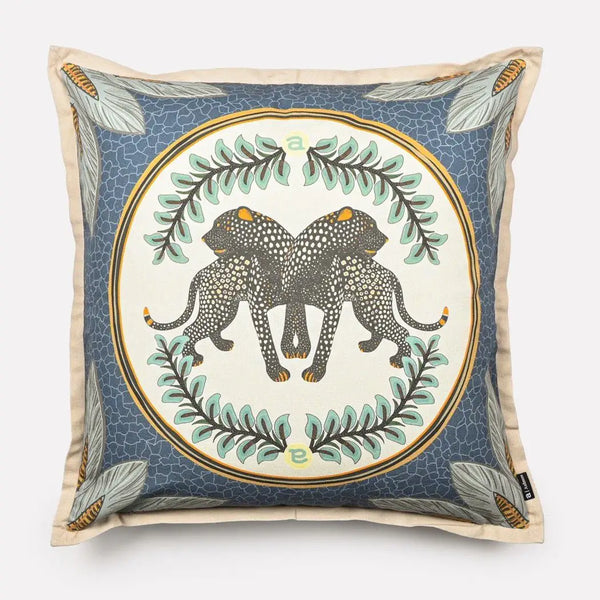 Heritage & Hope Navy Cushion Cover Ardmore Design