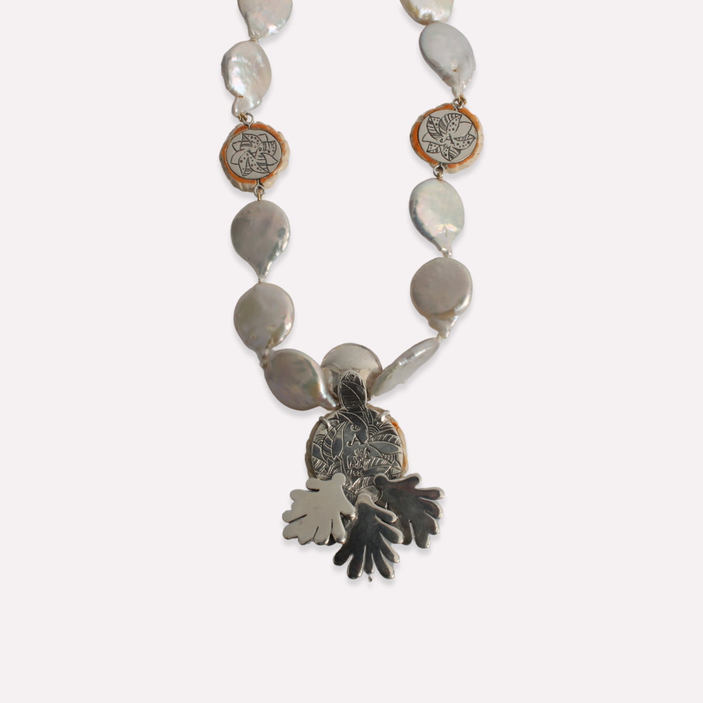 Pangolin Pearl Citrine Necklace