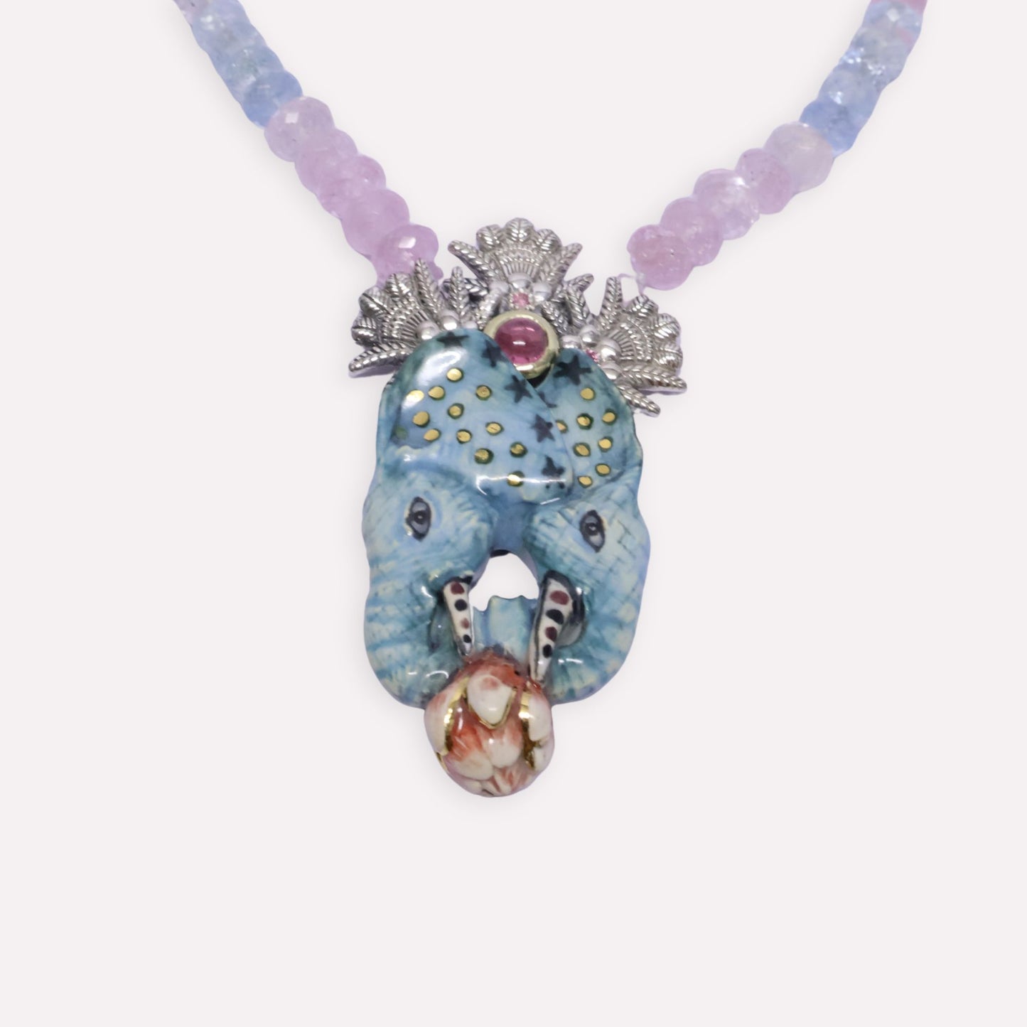 Elephant Duet Necklace