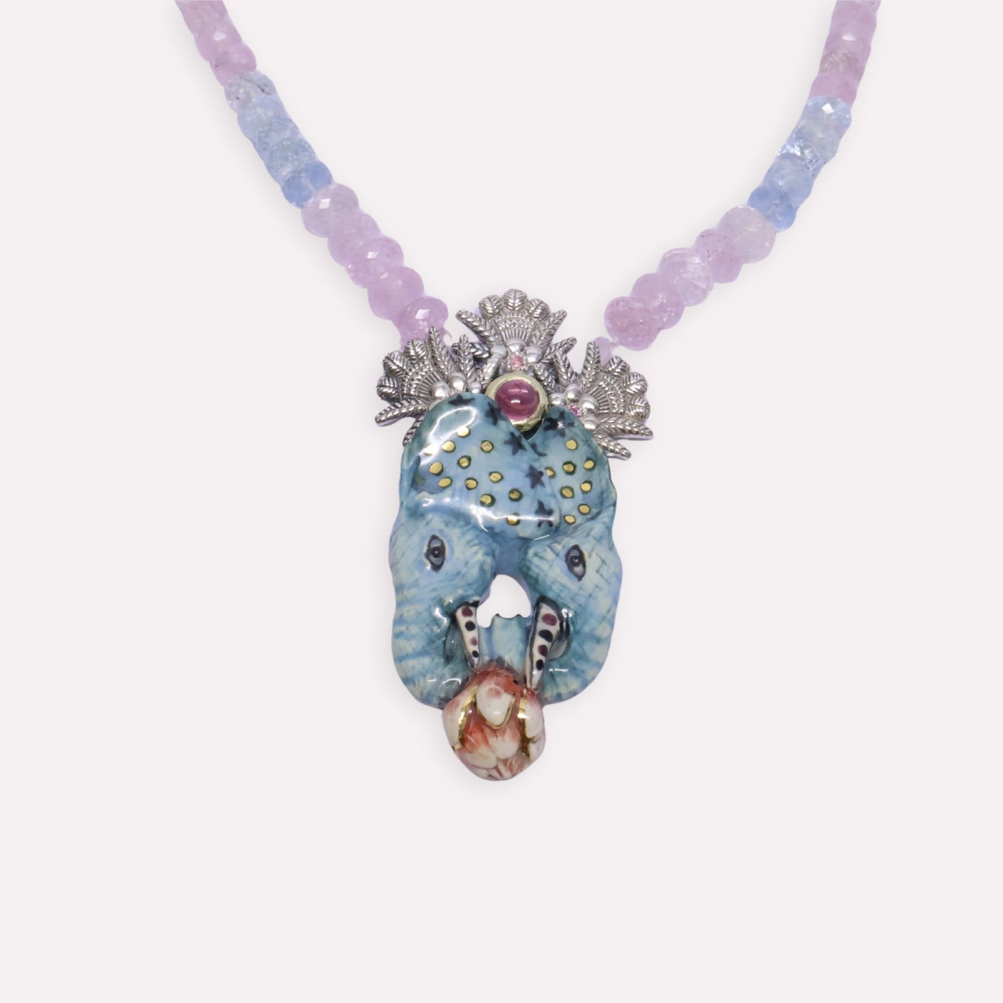 Elephant Duet Necklace