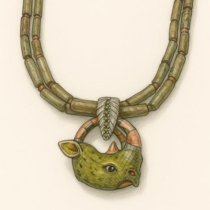Raha Rhino Joy Necklace