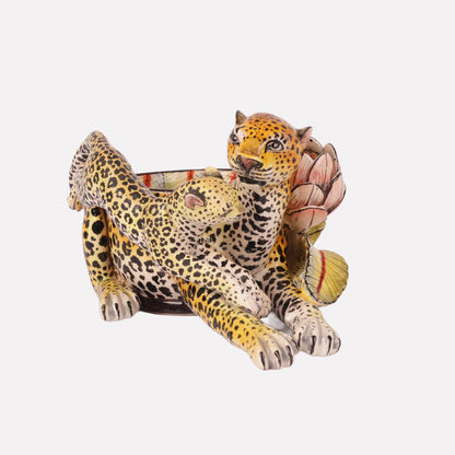 Leopard Sculptural Bowl