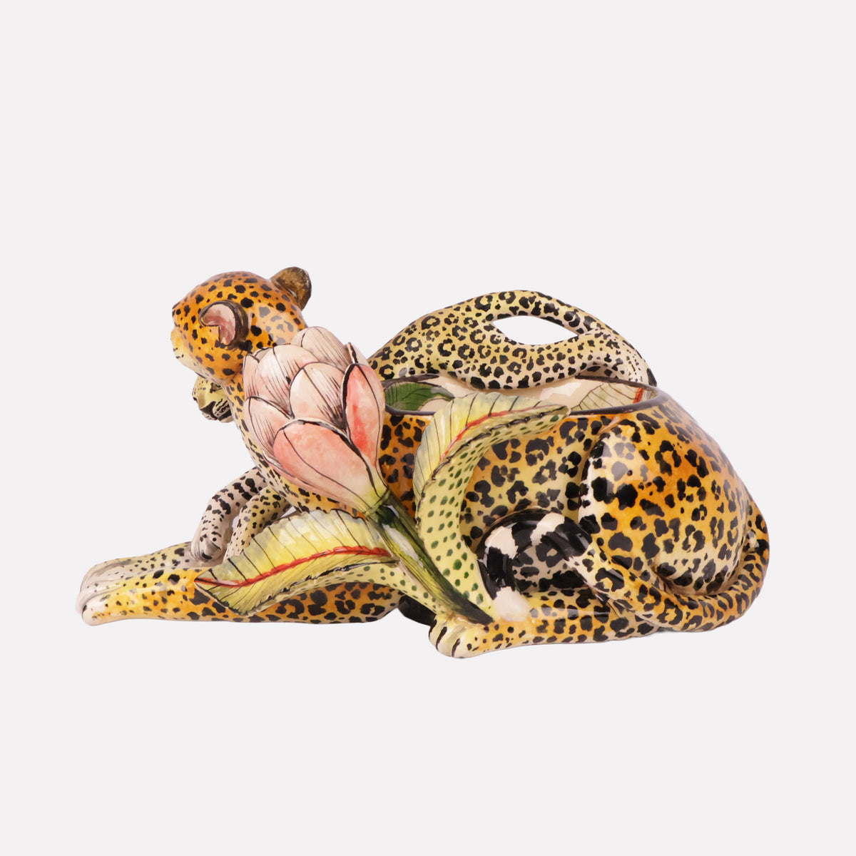 Leopard Sculptural Bowl