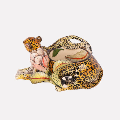 Leopard Sculptural Bowl