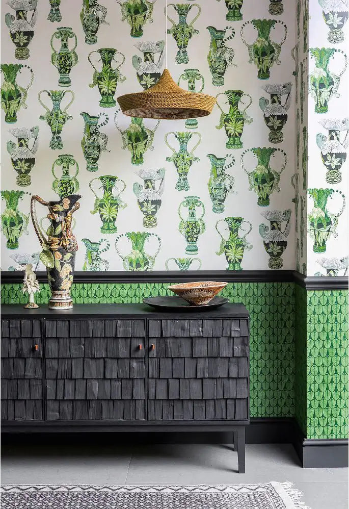 Khulu Vases Wallpaper Ardmore Design