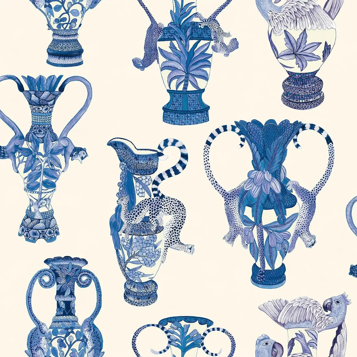Khulu Vases Wallpaper Ardmore Design