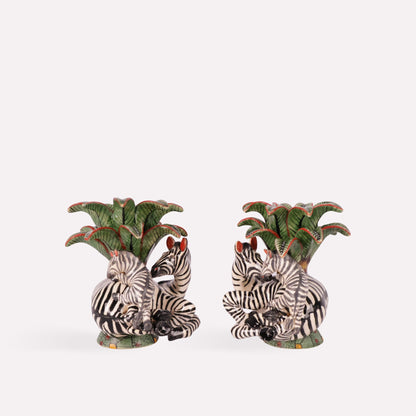 Zebra Candle Holders