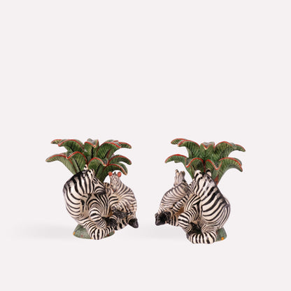 Zebra Candle Holders