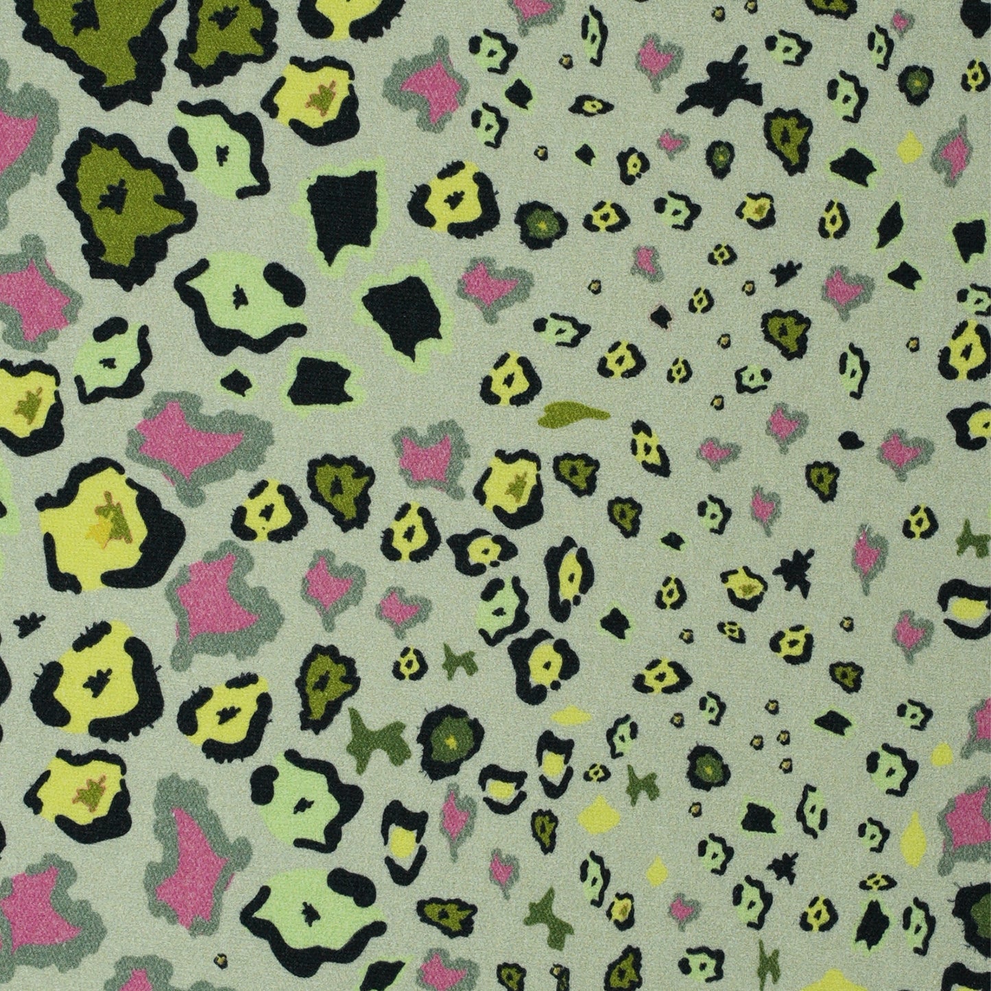 Leopard Lights Savannah Linen Fabric