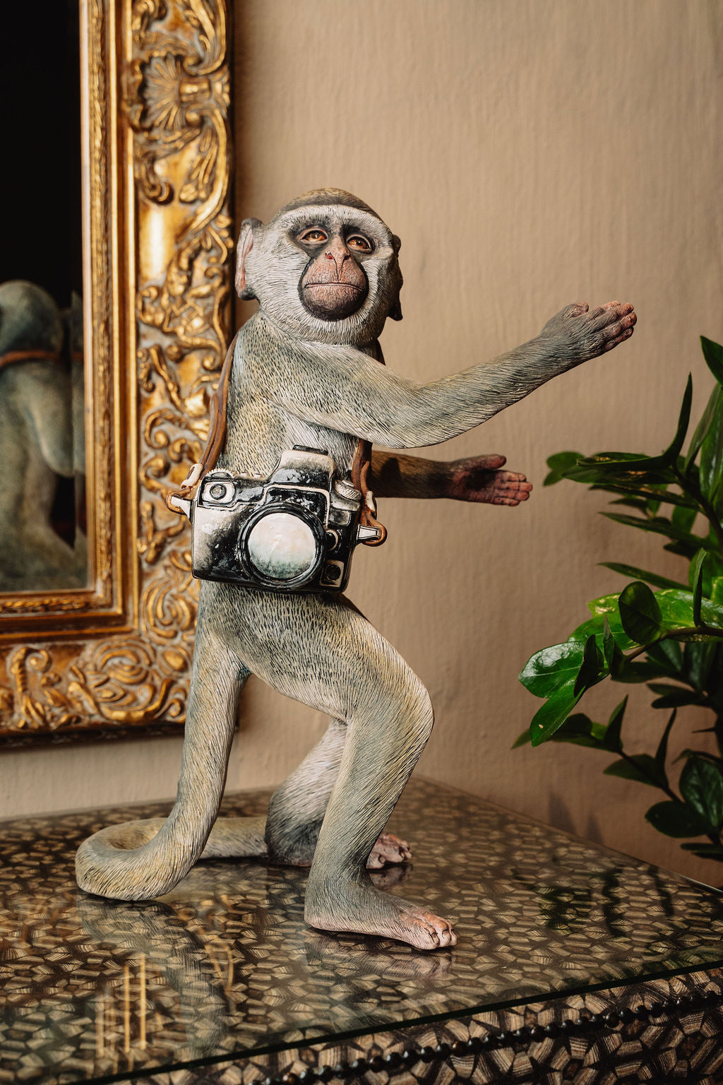 Meandering Monkey Sculpture