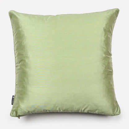 Lovebird Leopards Tanzanite Silk Cushion Cover Ardmore Design