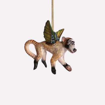 Flying Baboon Ornament