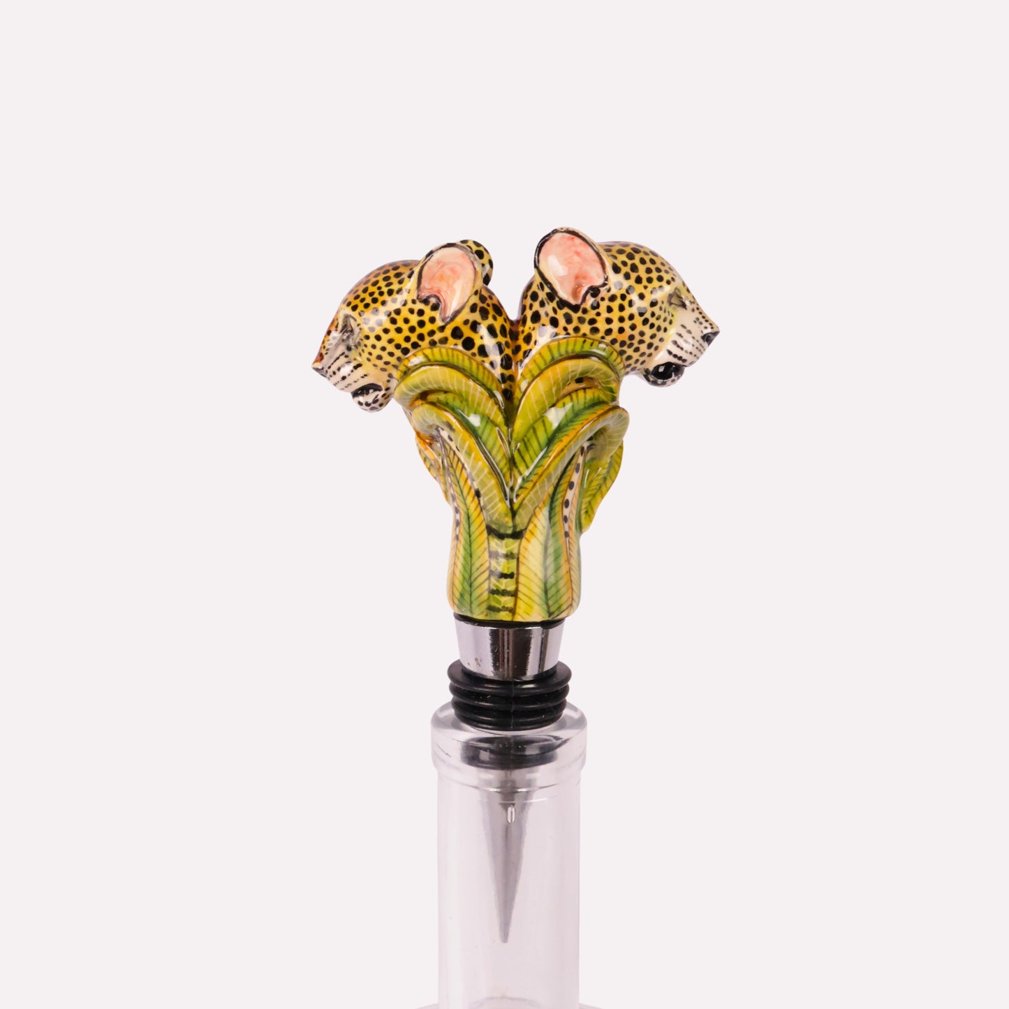 Leopard Ceramic Stopper