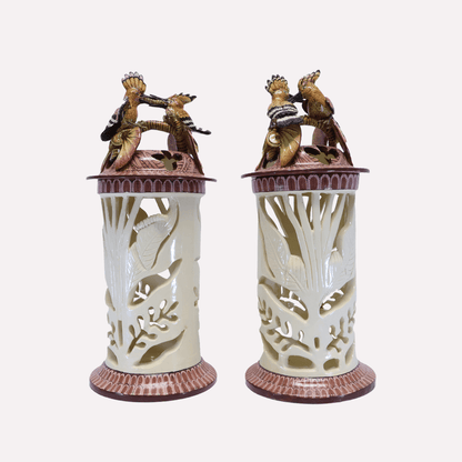 African Hoopoe Lanterns (PAIR)
