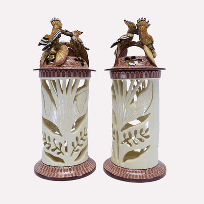 African Hoopoe Lanterns (PAIR)