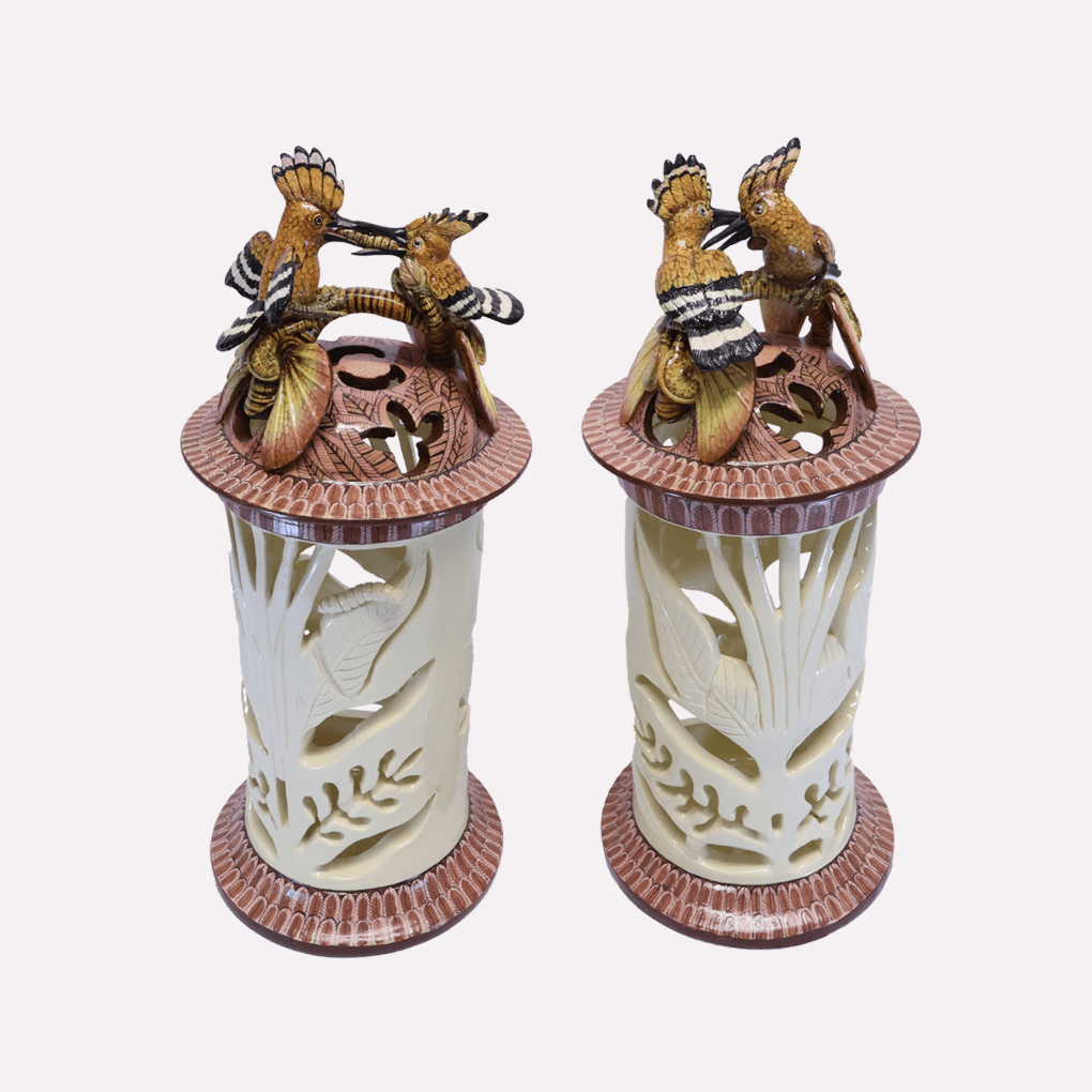 African Hoopoe Lanterns (PAIR)