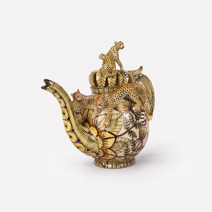 Cheetah Teapot