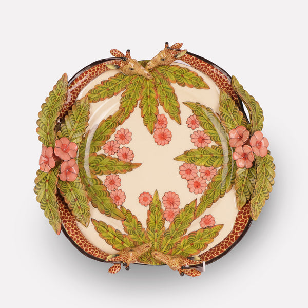 Giraffe Sculptural Plate