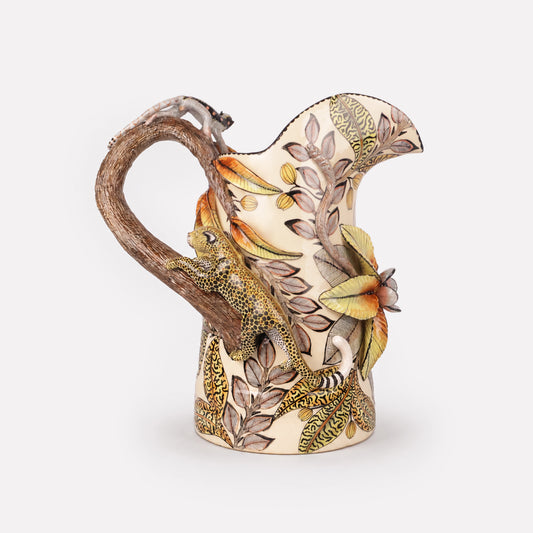 Monkey and Leopard Jug