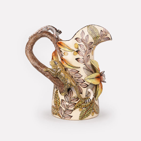 Monkey and Leopard Jug