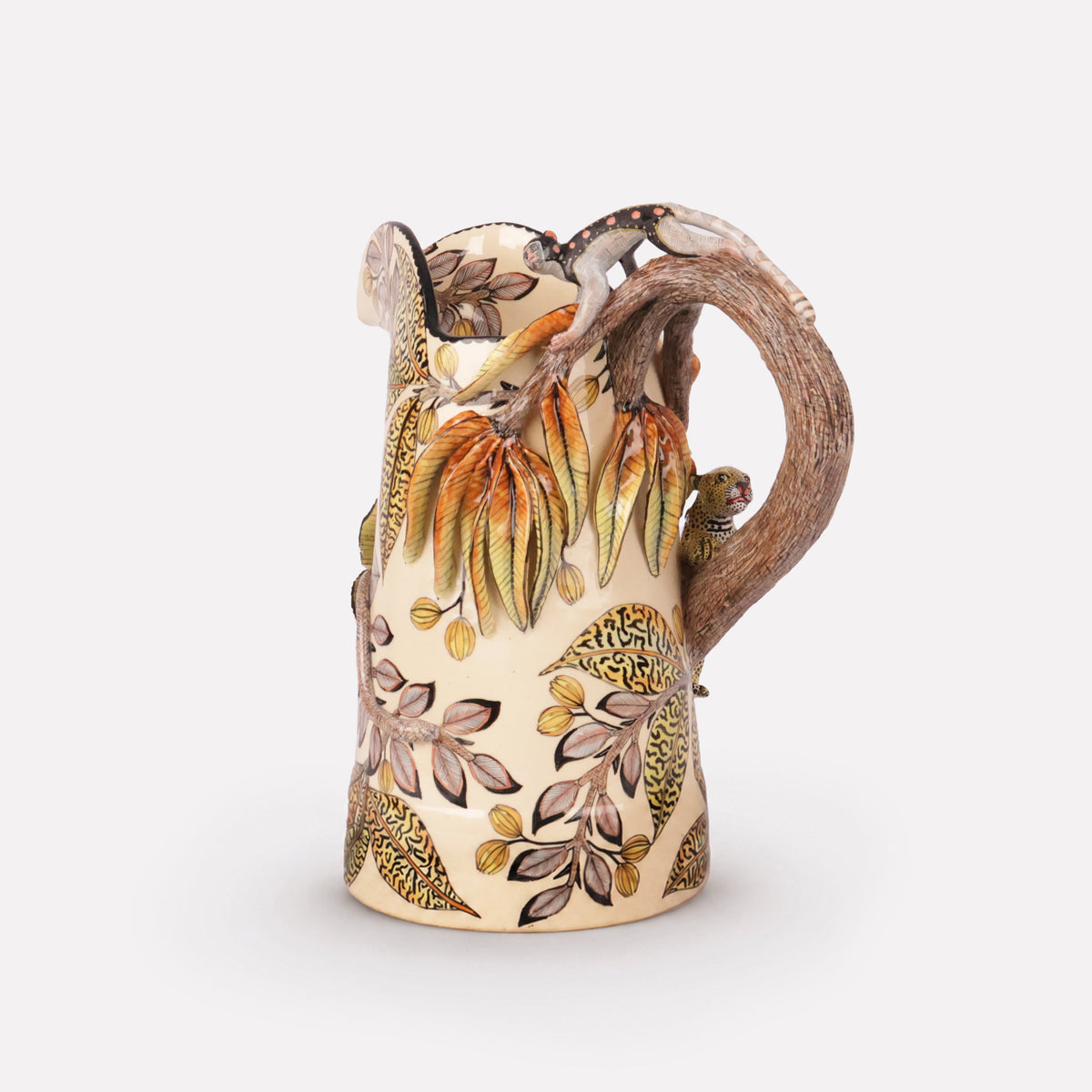 Monkey and Leopard Jug