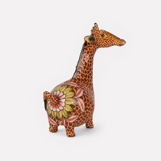 Giraffe and Monkey Chubby Sculpture