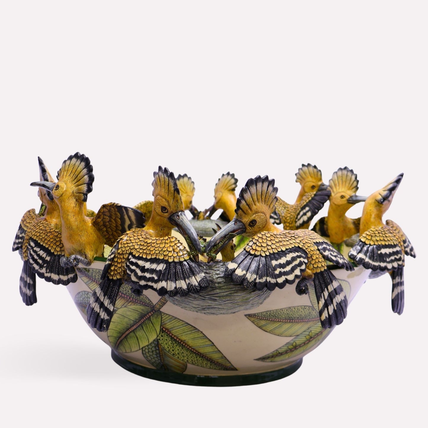 African Large Hoopoe Bowl