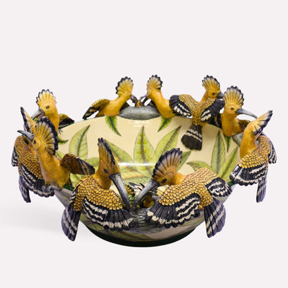 African Large Hoopoe Bowl