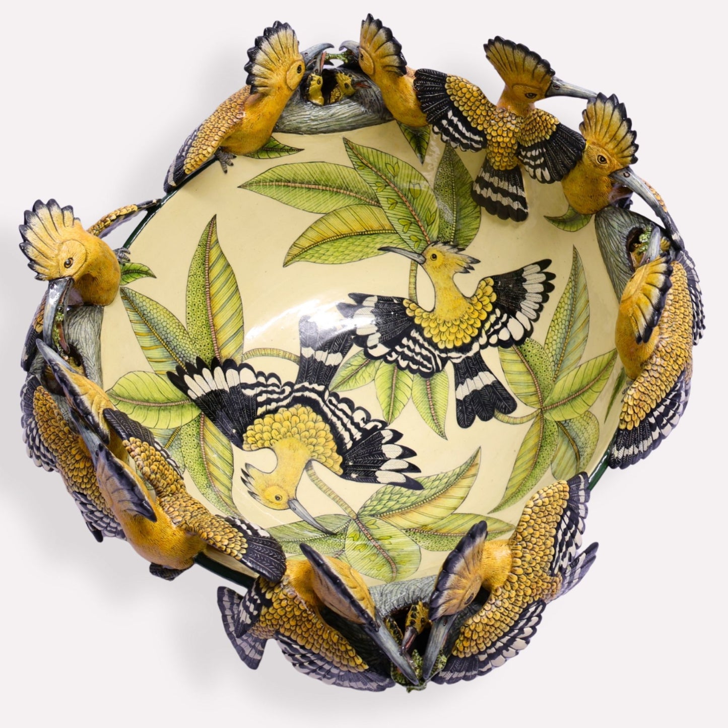 African Large Hoopoe Bowl