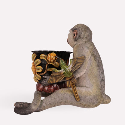 Monkey Planter and Sculpture