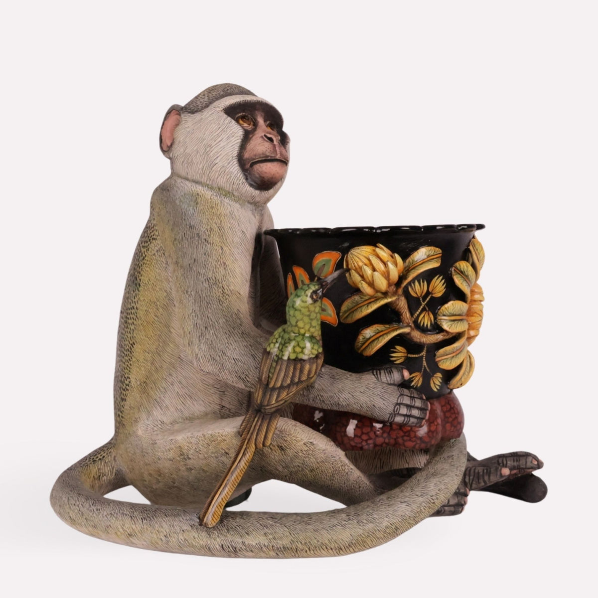 Monkey Planter and Sculpture