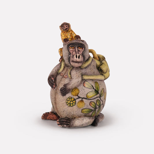 Baboon & Monkey Chubby Sculpture