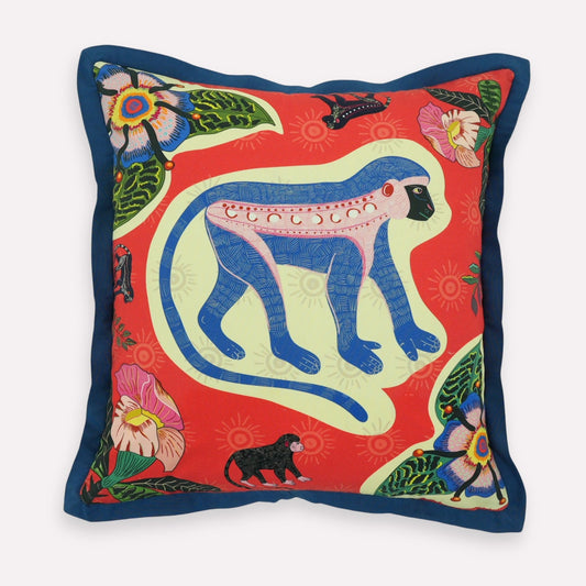 Meandering Monkey Sunset Cushion Cover