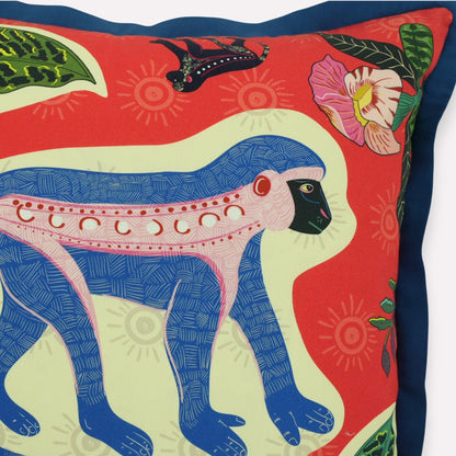 Meandering Monkey Sunset Cushion Cover