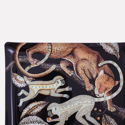 Monkey Tales Tray in Brass