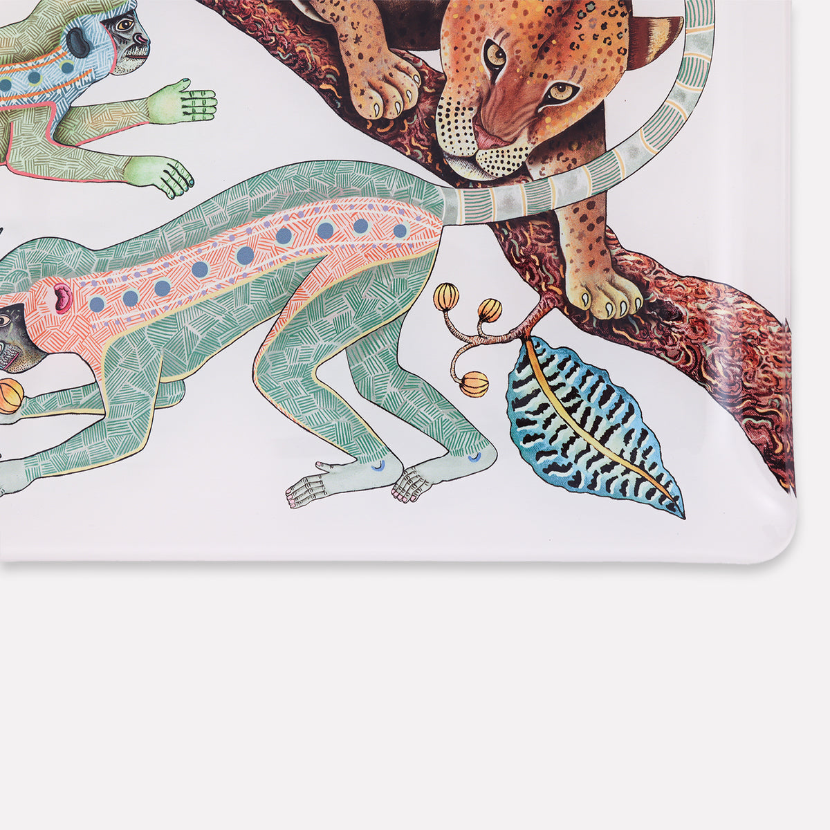 Monkey Tales Tray in Chalk