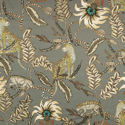 Monkey Bean Ash Linen Fabric Ardmore Design