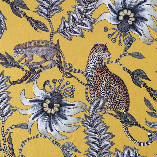 Monkey Bean Butter Dust Fabric Ardmore Design