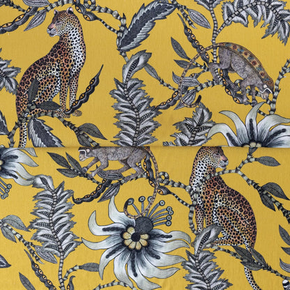 Monkey Bean Butter Dust Fabric Ardmore Design
