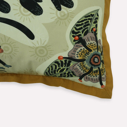 Meandering Monkey Stone Cushion Cover