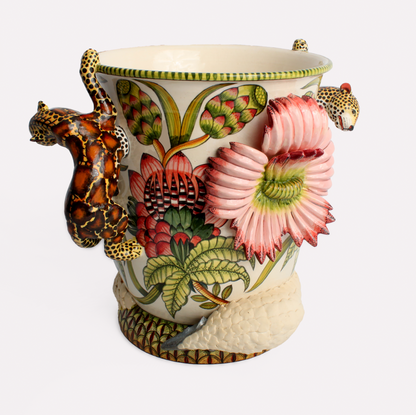Leopard Planter Vase