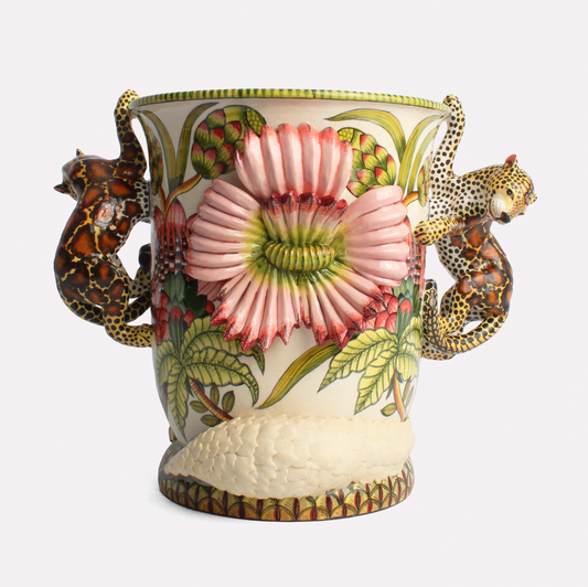 Leopard Planter Vase