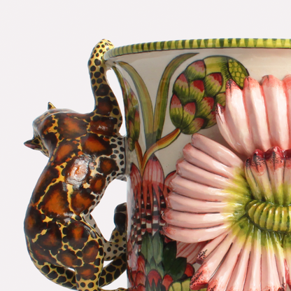 Leopard Planter Vase