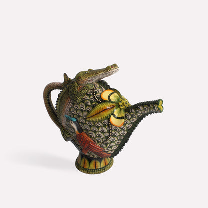 Crocodile and Jacana Teapot