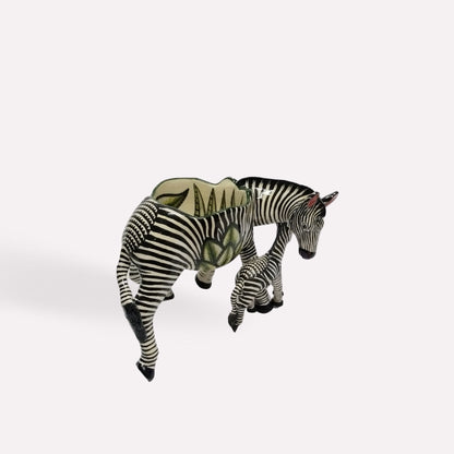 Zebra and Foal Bowl