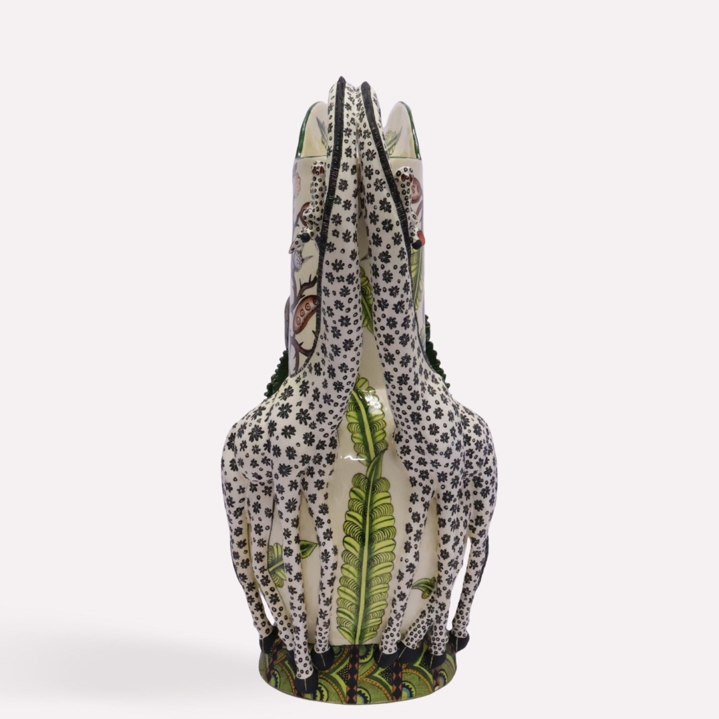 Giraffe and Monkey Vessel